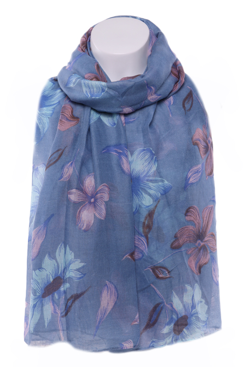 Палантин 2060 Цветы