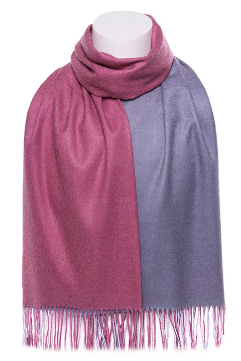 Палантин D18039 двусторонний