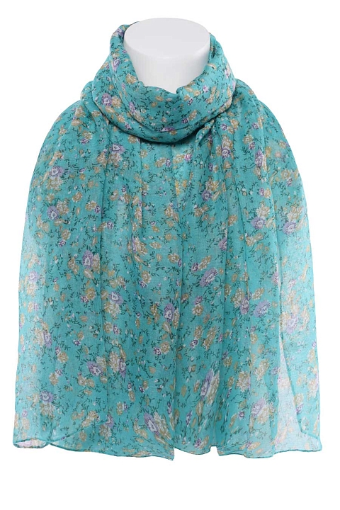 Палантин 1520 Цветочный узор