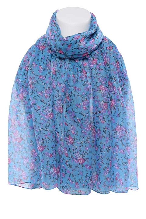 Палантин 1520 Цветочный узор