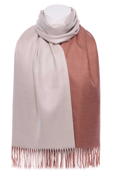 Палантин D18039 двусторонний