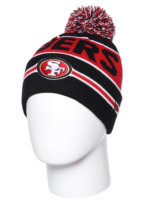 РАСПРОДАЖА!!!Шапка Юсонце 49ERS помпон