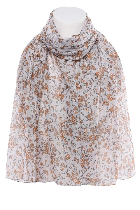 Палантин 1520 Цветочный узор