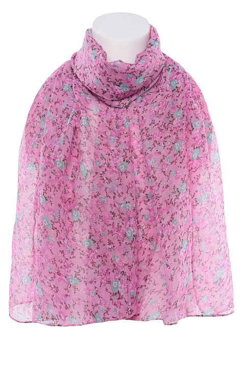 Палантин 1520 Цветочный узор