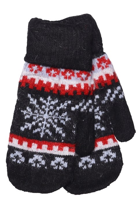 Варежки жен. Verita снежинка